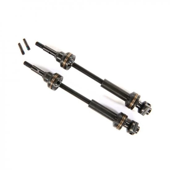 Traxxas Heavy Duty Steel Splined Front Driveshafts (Complete Assembly) (2)