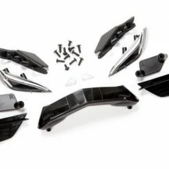 Traxxas Grille, Chevrolet Corvette Stingray/ Grille Mount (3)/ Headlight Housing (2)/ Lens (2)/ Headlight Mount (2)/ 26x6mm BCS (4)/ 26x8mm BCS (8)