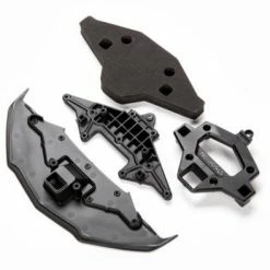 Traxxas Bumper, Front/ Bumper Mount/ Splitter/ Bumper Foam