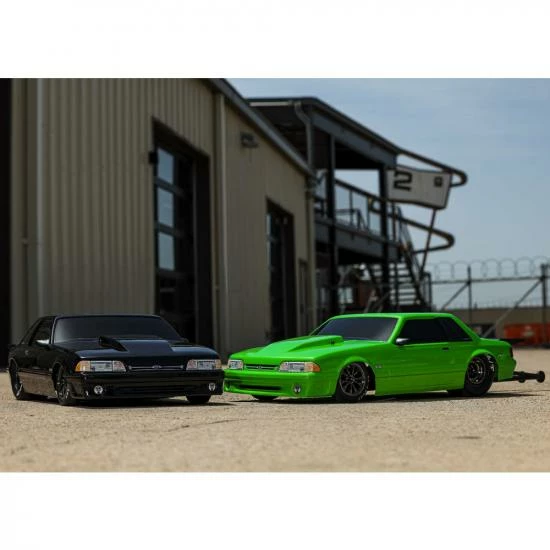 Traxxas Body, Ford Mustang, Fox Body, Black (painted, Decals Applied) (includes Side Mirrors, Wing, Wing Retainer, Rear Body Mount Posts, Foam Body Bumper, + Mounting Hardware) - Image 6