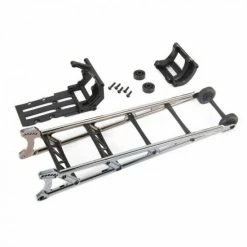 Traxxas Wheelie Bar, Black Chrome (assembled)/ Wheelie Bar Mount