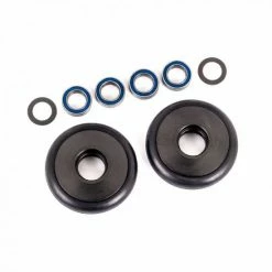 Traxxas Wheels, Wheelie Bar, 6061-T6 Aluminium (gray-anodised) (2)/ 5x8x2.5mm Ball Bearings (4)/ O-rings (2)/ 5x8x0.3mm TW (2)