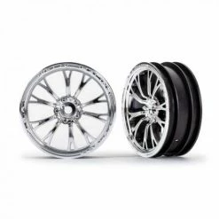 Traxxas Wheels, Weld Chrome (front) (2)