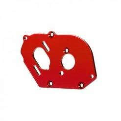 Traxxas Plate, Motor, 6061-T6 Aluminium (red-anodised) (4mm Thick)/ 3x10mm CS With Split And Flat Washer (2)