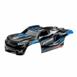Traxxas Body, Sledge, Blue / Window, Grille, Lights Decal Sheet (assembled With Front + Rear Body Mounts And Rear Body Support For Clipless Mounting)