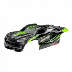 Traxxas Body, Sledge, Green / Window, Grille, Lights Decal Sheet (assembled With Front + Rear Body Mounts And Rear Body Support For Clipless Mounting)