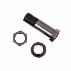 Traxxas Servo Saver Post/ Adjuster Nut/ Locknut (dark Titanium-anodised, 6061-T6 Aluminium) (1 Each)
