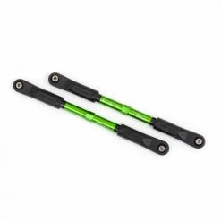 Traxxas Camber Links, Rear, Sledge (TUBES Green-anodised, 7075-T6 Aluminium, Stronger Than Titanium) (144mm) (2)/ Rod Ends, Assembled With Steel Hollow Balls (4)/ Aluminium Wrench, 8mm (1)