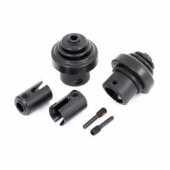Traxxas Drive Cup, Front Or Rear (hardened Steel) (for Differential Pinion Gear) / Driveshaft Boots (2) / Boot Retainers (2)