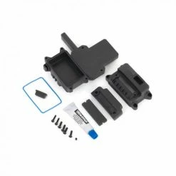 Traxxas Box, Receiver (sealed) W / ESC Mount / Receiver Cover / Access Plug / Foam Pads / Silicone Grease / 25x10 CS (2) / 3x10 BCS (1)