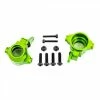 Traxxas Steering Blocks, 6061-T6 Aluminium (green-anodised), Left + Right/ Steering Block Arms (2)