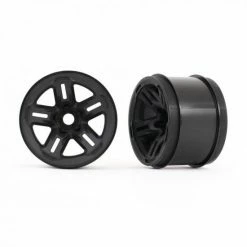 Traxxas Wheels, 38in (black) (2) (17mm Splined)